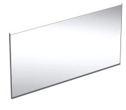 Зеркало для ванной Geberit Option Plus Square 135х70 с прямой и косвенной подсветкой черный матовый/алюминий анодированный 502.786.14.1