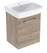 Тумба з раковиною Geberit Selnova Square 50х42 см ДСП горіх темний 502.752.00.1