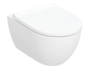 Унитаз подвесной Geberit Acanto TurboFlush 36х53 см с крышкой сантехнический фарфор белый 502.774.00.1