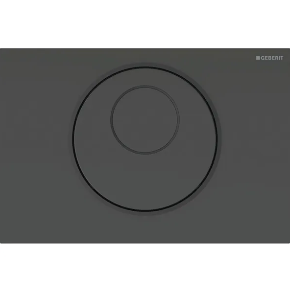 Система электронного управления смывом унитаза Geberit Sigma нержавеющая сталь черный/черный матовый 115.856.DW.6
