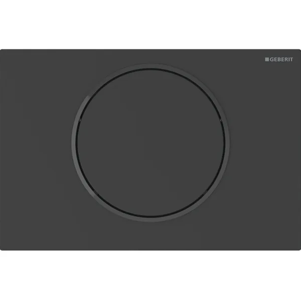 Система электронного управления смывом унитаза Geberit Sigma нержавеющая сталь черный матовый/черный 115.863.16.6