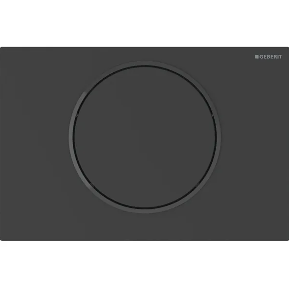 Система електронного управління змивом унітазу Geberit Sigma нержавіюча сталь чорний матовий/чорний 115.864.16.6