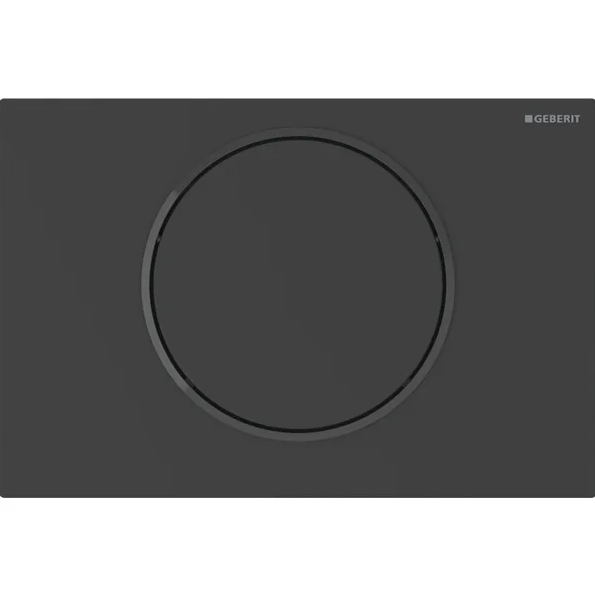 Система электронного управления смывом унитаза Geberit Sigma нержавеющая сталь черный матовый/черный 115.867.16.6