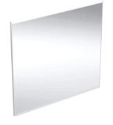 Зеркало для ванной Geberit Option Plus Square 75х70 с прямой и косвенной подсветкой алюминий анодированный 502.782.00.1