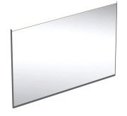 Зеркало для ванной Geberit Option Plus Square 105х70 с прямой и косвенной подсветкой черный матовый/алюминий анодированный 502.784.14.1