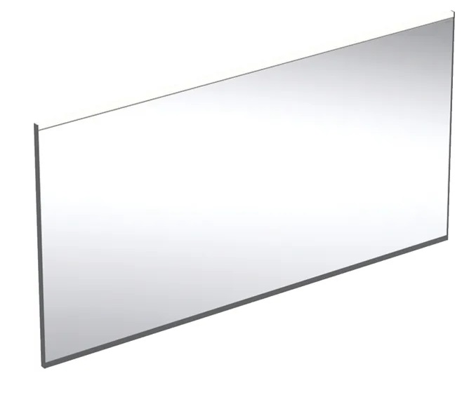 Зеркало для ванной Geberit Option Plus Square 135х70 с прямой и косвенной подсветкой черный матовый/алюминий анодированный 502.786.14.1