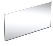 Зеркало для ванной Geberit Option Plus Square 135х70 с прямой и косвенной подсветкой черный матовый/алюминий анодированный 502.786.14.1