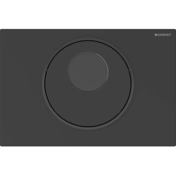 Система електронного керування змивом унітазу Geberit нержавіюча сталь чорний матовий/чорний 115.856.16.6