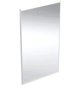 Зеркало для ванной Geberit Option Plus Square 40х70 с прямой и косвенной подсветкой алюминий анодированный 502.780.00.1