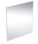 Зеркало для ванной Geberit Option Plus Square 60х70 с прямой и косвенной подсветкой алюминий анодированный 502.781.00.1