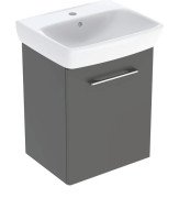 Тумба с раковиной Geberit Selnova Square 50х42 см ДСП лава 502.751.00.1