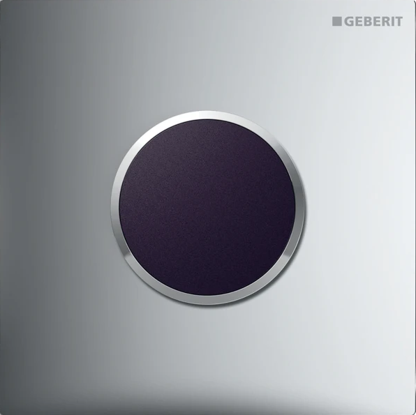 Система электронного управления смывом писсуара Geberit цинковый сплав матовый хром/глянцевый хром 116.025.JQ.1