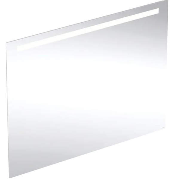 Дзеркало для ванної Geberit Option Basic Square 120х90 підсвічування зверху алюміній анодований 502.815.00.1