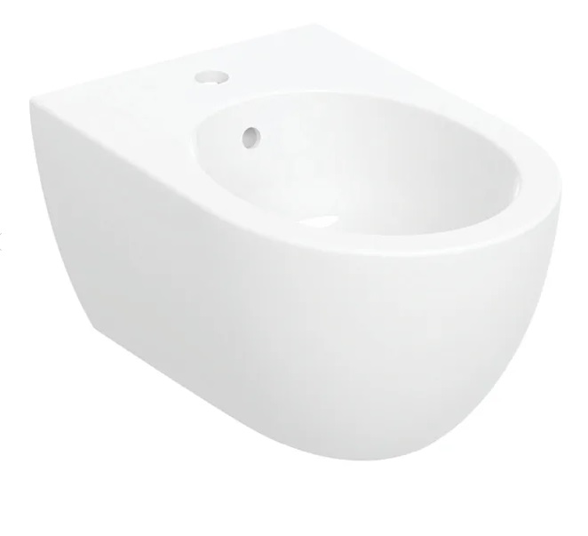 Біде підвісне Geberit Acanto 35,5х53 см сантехнічний фарфор білий 502.825.00.1