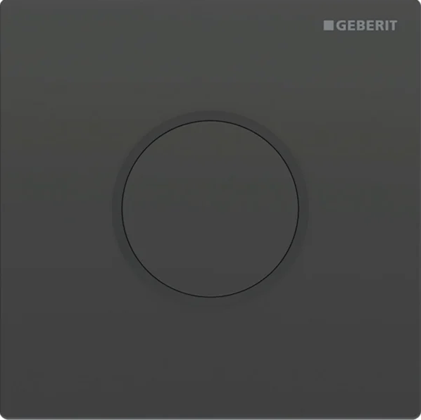 Система электронного управления смывом писсуара Geberit нержавеющая сталь черный/черный матовый 116.035.DW.1