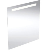 Зеркало для ванной Geberit Option Basic Square 60х70 подсветка сверху алюминий анодированный 502.805.00.1