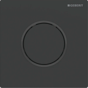 Система пневматичного керування змивом пісуару Geberit кнопка змиву 10 нержавіюча сталь чорний матовий/чорний 116.015.16.1