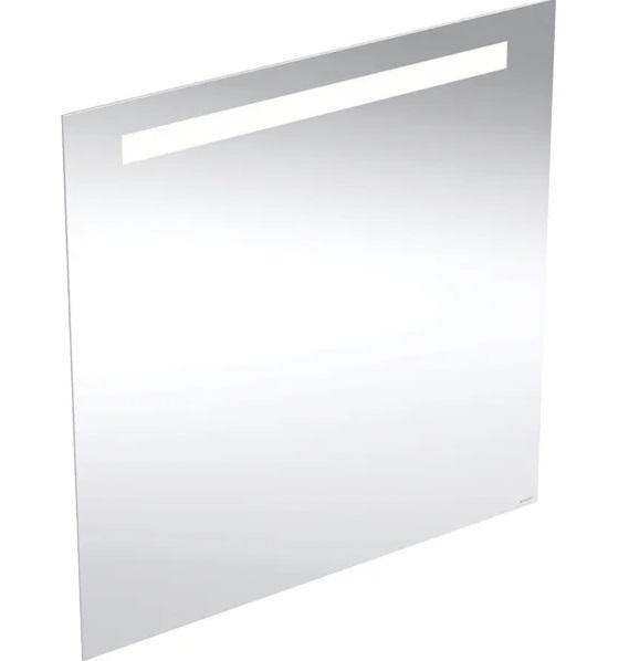 Зеркало для ванной Geberit Option Basic Square 70х70 подсветка сверху алюминий анодированный 502.806.00.1