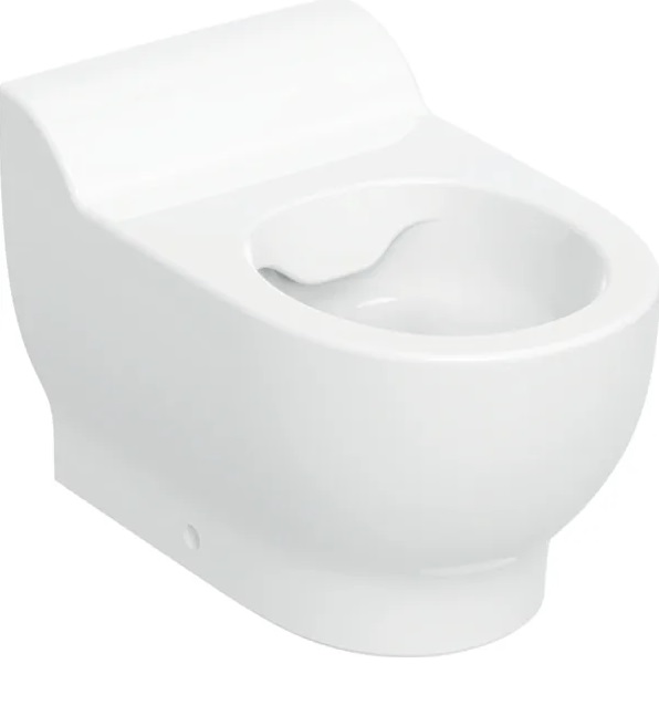 Унитаз напольный Geberit Bambini безободковый 33.5х53 см сантехнический фарфор белый 502.966.00.2