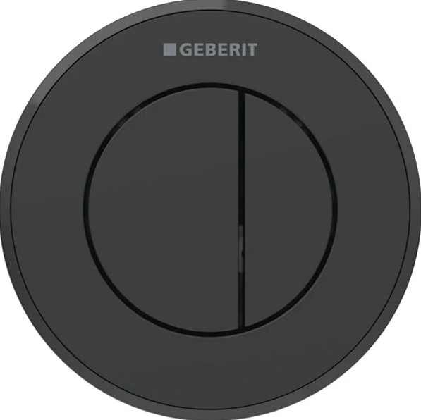 Зливний механізм дистанційного керування змиву Geberit пневматичний пластик чорний матовий 116.055.16.1