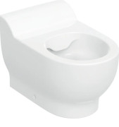 Унітаз для підлоги Geberit Bambini безободковий 33.5х53 см сантехнічний фарфор білий 502.966.00.2