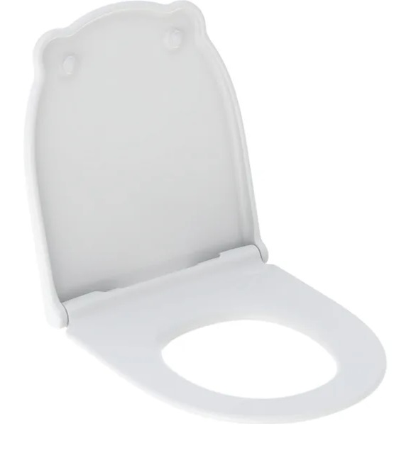 Сидіння з кришкою для дитячого унітазу Geberit Bambini Soft-Close білий дюропласт 502.970.01.1
