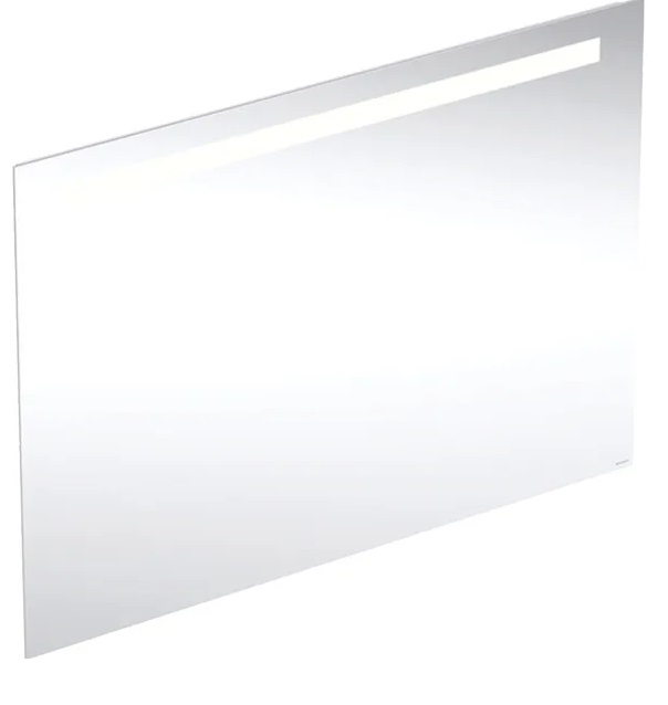 Зеркало для ванной Geberit Option Basic Square 100х70 подсветка сверху алюминий анодированный 502.809.00.1