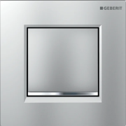 Система пневматического управления смывом писсуара Geberit кнопка смыва 30 пластик матовый хром/глянцевый хром 116.017.JQ.1