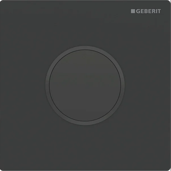 Система электронного управления смывом писсуара Geberit нержавеющая сталь черный матовый/черный 116.025.16.1