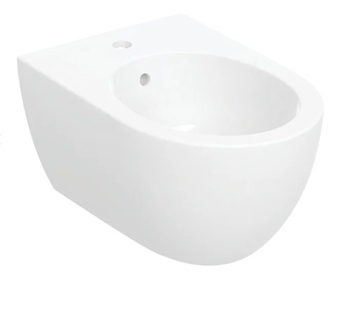 Биде подвесное Geberit Acanto 35,5х53 см сантехнический фарфор белый 502.825.00.1