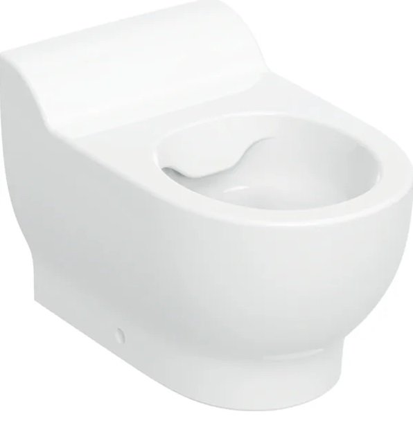 Унітаз для підлоги Geberit Bambini безободковий 33.5х53 см сантехнічний фарфор білий 502.966.00.2