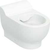 Унитаз напольный Geberit Bambini безободковый 33.5х53 см сантехнический фарфор белый 502.966.00.2