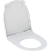 Сиденье с крышкой для детского унитаза Geberit Bambini Soft-Close дюропласт белый 502.970.01.1