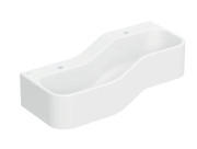 Дитяча раковина Geberit Bambini 90х39 см із двома зонами Varicor білий альпійський 502.973.00.1