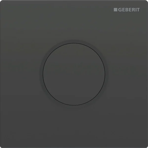 Система электронного управления смывом писсуара Geberit нержавеющая сталь черный/черный матовый 116.025.DW.1