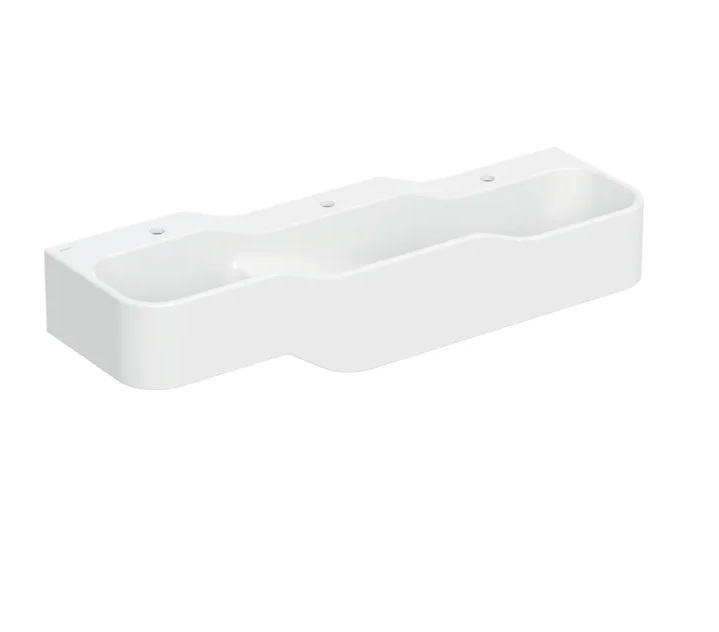 Детская раковина Geberit Bambini 140х39 см с тремя зонами Varicor белый альпийский 502.976.00.1