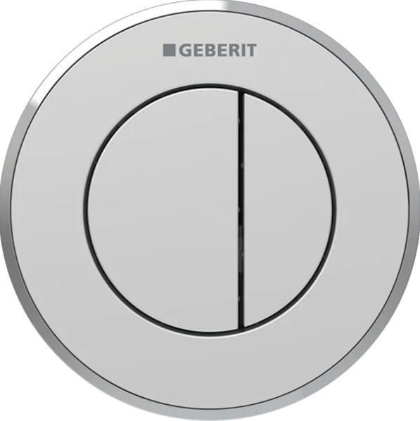 Зливний механізм дистанційного керування змиву Geberit пневматичний пластик матовий хром 116.056.JQ.1