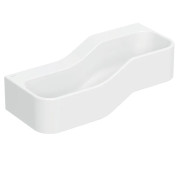 Детская раковина Geberit Bambini 90х39 см с двумя зонами Varicor белый альпийский 502.973.00.2
