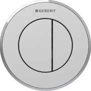 Сливной механизм дистанционного управления смыва Geberit пневматический пластик матовый хром 116.056.JQ.1