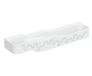 Детская раковина Geberit Bambini 180х39 см с четырьмя зонами Varicor белый альпийский декор зеленый лес/светло-зеленый 502.978.79.2