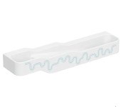 Детская раковина Geberit Bambini 180х39 см с четырьмя зонами Varicor белый альпийский декор синий океан/голубой 502.978.SX.2