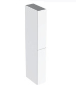 Пенал для ванної підвісної Geberit 24х48х180 см ДСП білий глянсовий 503.011.01.1