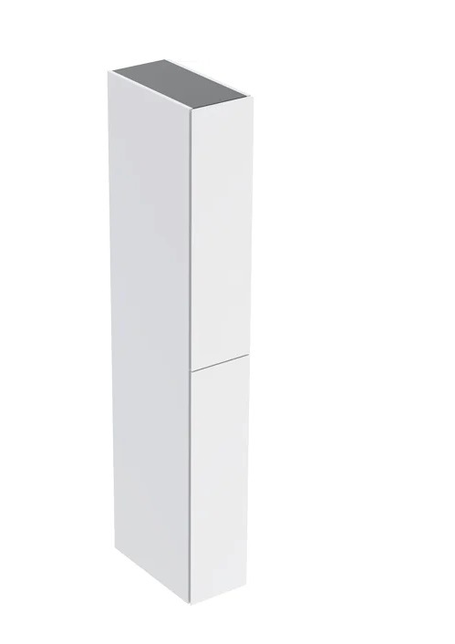 Пенал для ванної підвісної Geberit 24х48х180 см ДСП білий матовий 503.011.01.3