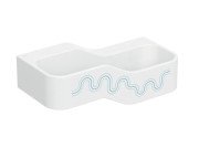 Дитяча раковина Geberit Bambini 90х39 см із двома зонами Varicor білий альпійський декор синій океан/блакитний 502.974.SX.2