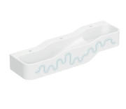 Дитяча раковина Geberit Bambini 140х39 см із трьома зонами Varicor білий альпійський декор синій океан/блакитний 502.975.SX.1