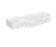 Дитяча раковина Geberit Bambini 140х39 см із трьома зонами Varicor білий альпійський декор зелений ліс/світло-зелений 502.976.79.1