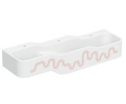 Дитяча раковина Geberit Bambini 140х39 см із трьома зонами Varicor білий альпійський декор карміново-червоний/помаранчевий 502.976.FY.1