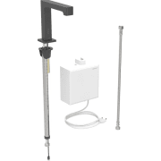 Смеситель для раковины Geberit Brenta питание от сети с функциональным блоком наружного монтажа латунь черный матовый 116.171.14.1