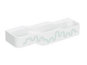 Дитяча раковина Geberit Bambini 140х39 см із трьома зонами Varicor білий альпійський декор зелений ліс/світло-зелений 502.976.79.2