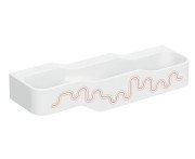 Дитяча раковина Geberit Bambini 140х39 см із трьома зонами Varicor білий альпійський декор карміново-червоний/помаранчевий 502.976.FY.2